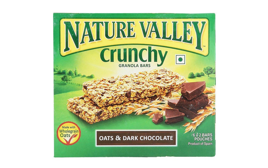Nature Valley Crunchy Granola Bars, Oats & Dark Chocolate   Box  252 grams